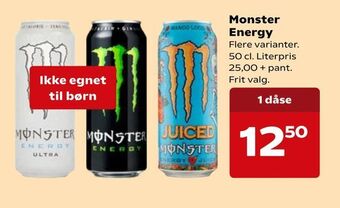 Kvickly Monster Energy tilbud