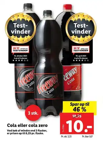 Let-Køb Cola eller cola zero tilbud
