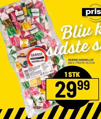 Priss Grænse karameller tilbud