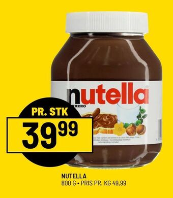 Priss Nutella tilbud