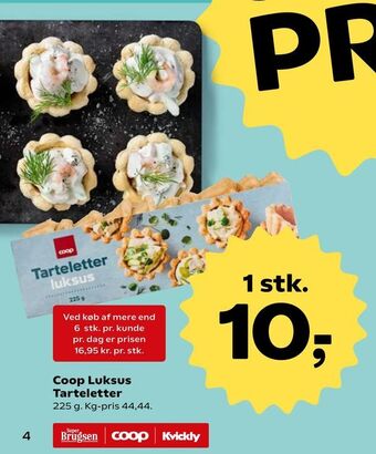 SuperBrugsen Coop Luksus Tarteletter tilbud
