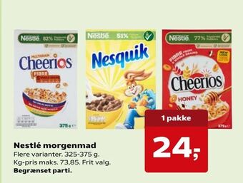 SuperBrugsen Nestlé morgenmad tilbud
