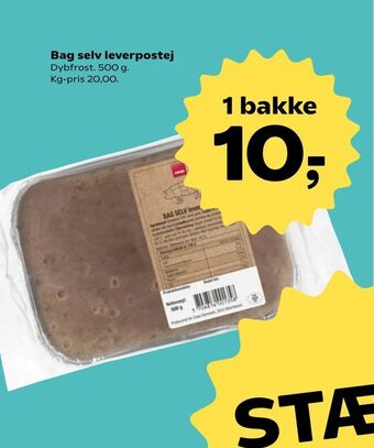 SuperBrugsen Bag selv leverpostej tilbud