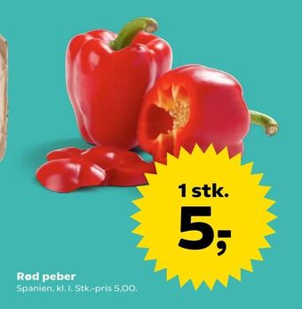 Rød peber