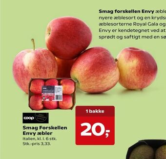 SuperBrugsen Smag Forskellen Envy æbler tilbud