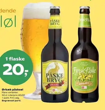 SuperBrugsen Ørbæk påskeøl tilbud