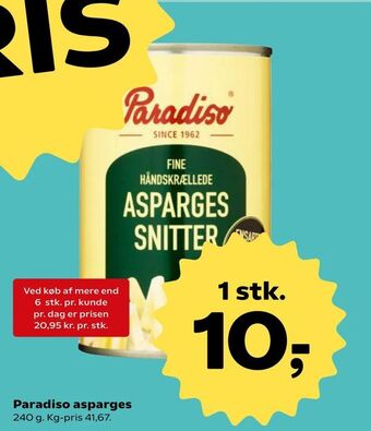 SuperBrugsen Paradiso asparges tilbud