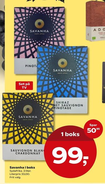 SuperBrugsen Savanha i boks tilbud