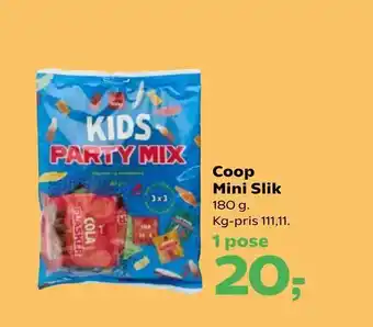 SuperBrugsen Coop Mini Slik tilbud