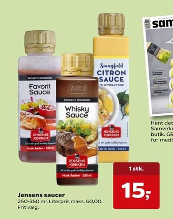 SuperBrugsen Jensens saucer tilbud