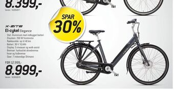 Thansen El-cykel Elegance tilbud
