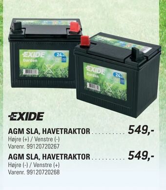 Thansen Agm sla, havetraktor tilbud