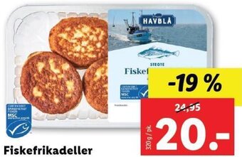 Lidl Fiskefrikadeller tilbud