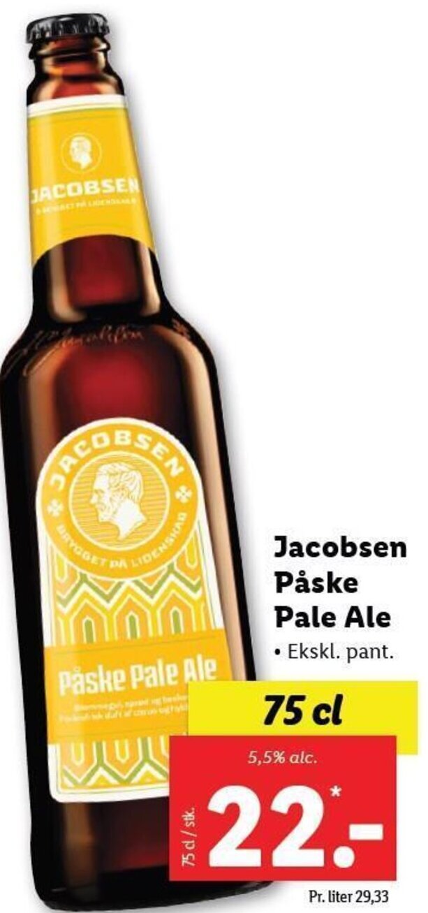 Jacobsen Påske Pale Ale tilbud hos Lidl