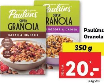 Paulùns Granola