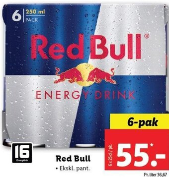 Lidl Red Bull tilbud