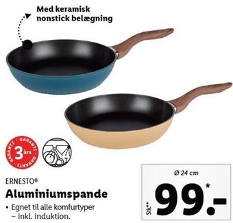 Lidl Aluminiumspande tilbud