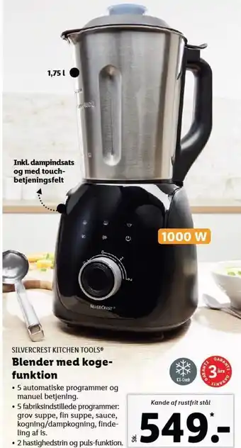 Lidl Blender Med Koge-Funktion tilbud