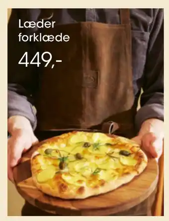 Læder forklæde