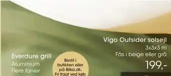 Bilka Vigo Outsider solsejl tilbud