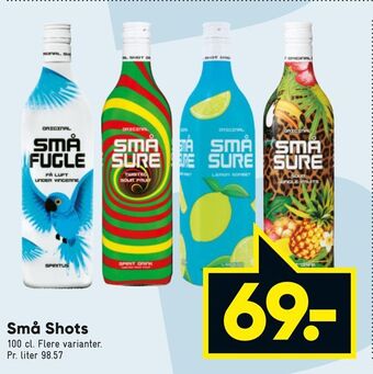 Bilka Små Shots tilbud