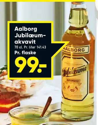 Bilka Aalborg Jubilæum akvavit tilbud