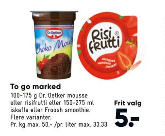 Bilka To go marked tilbud
