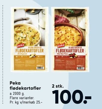 Peka flødekartofler