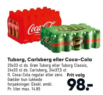 Tuborg, Carlsberg eller Coca-Cola