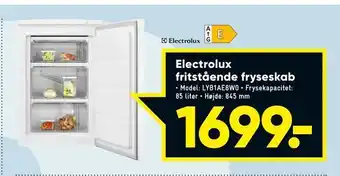 Bilka Electrolux fritstående fryseskab tilbud