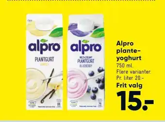 Alpro planteyoghurt