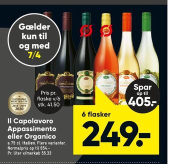 Bilka Il Capolavoro Appassimento eller Organico tilbud