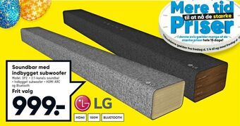 Bilka Soundbar med indbygget subwoofer tilbud