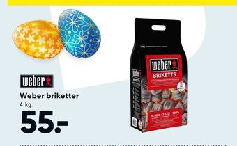 Bilka Weber briketter tilbud