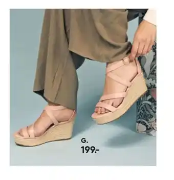 Bilka Dame plateau sandal rosa tilbud