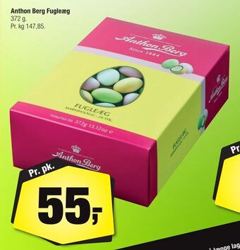 Calle Anthon Berg Fugleæg tilbud