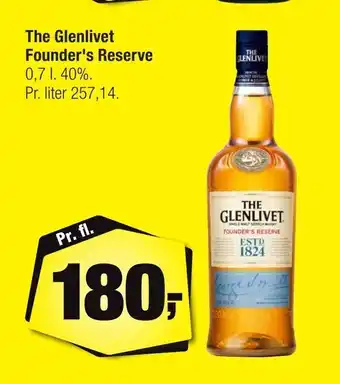Calle The Glenlivet Founder's Reserve tilbud