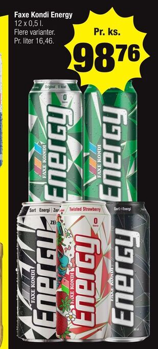 Calle Faxe Kondi Energy tilbud