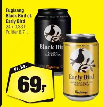 Calle Fuglsang Black Bird el. Early Bird tilbud