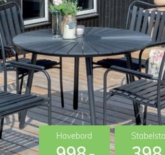 Daells Bolighus Havebord tilbud