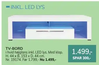 Daells Bolighus Inkl. led lys tilbud