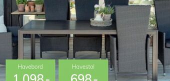 Daells Bolighus Havebord tilbud