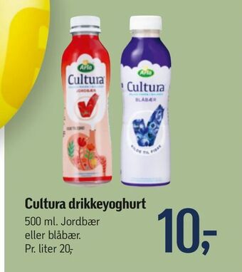 Føtex Cultura drikkeyoghurt tilbud