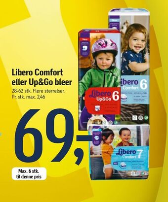Føtex Libero Comfort eller Up&Go bleer tilbud
