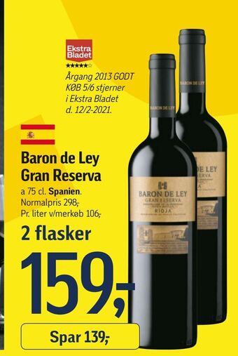 Føtex Baron de Ley Gran Reserva tilbud