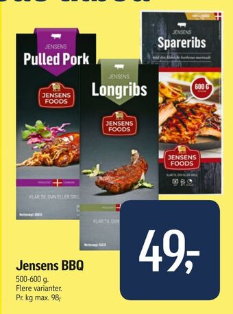 Føtex Jensens BBQ tilbud