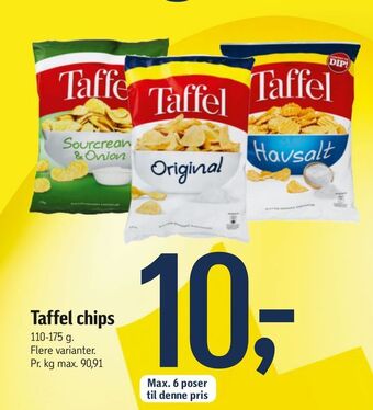Føtex Taffel chips tilbud