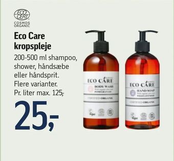 Føtex Eco Care kropspleje tilbud