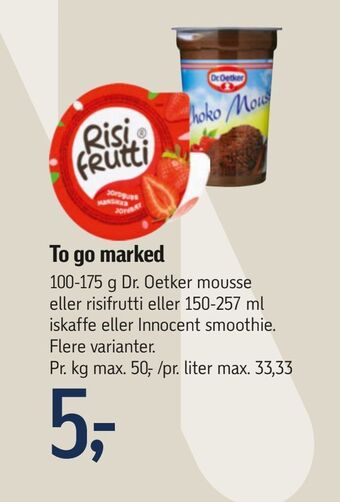 Føtex To go marked tilbud