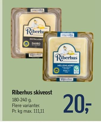 Føtex Riberhus skiveost tilbud